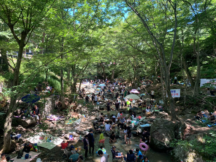 3. 아산시, 강당골 계곡 안전관리 강화