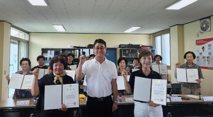 의당면 위촉식 사진