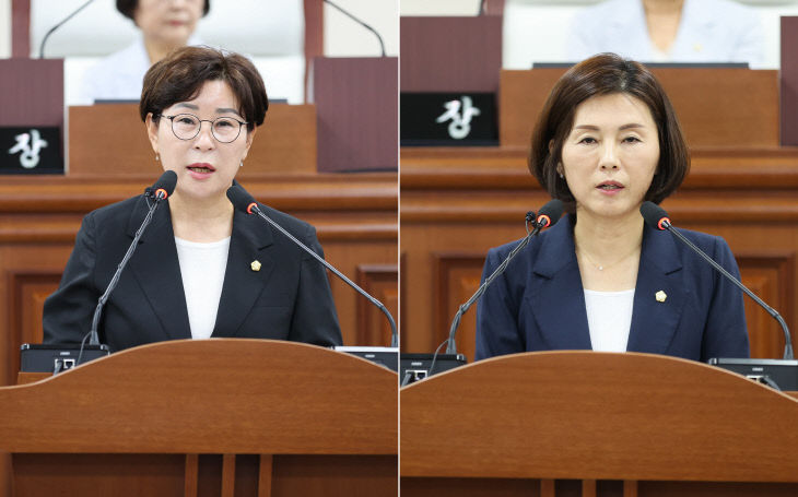 사진(오수연 부의장, 이정휘 의원)