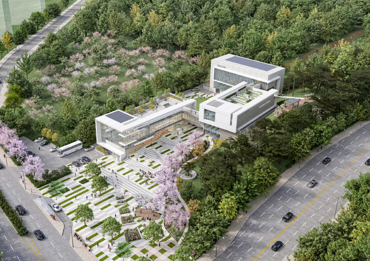 경산시청소년수련관 조감도