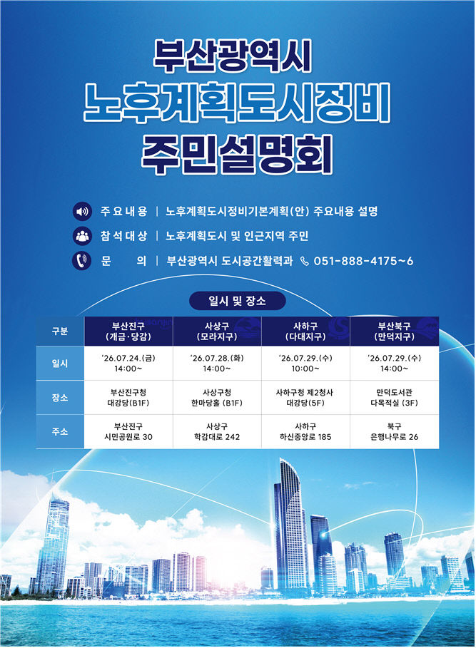 노후계획도시정비 기본계획(보물