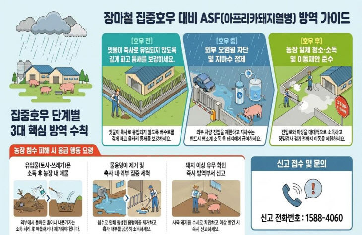 사본 - (사진2)장마철 아프리카돼지열병 방역 가이드