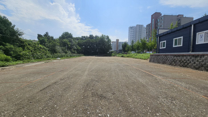 증평역 인근 나대지 공영주차장 조성