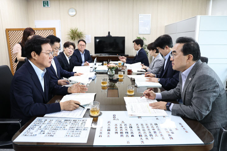 박완수 도지사_박홍근 기획처장관 만나현안 국비 건의