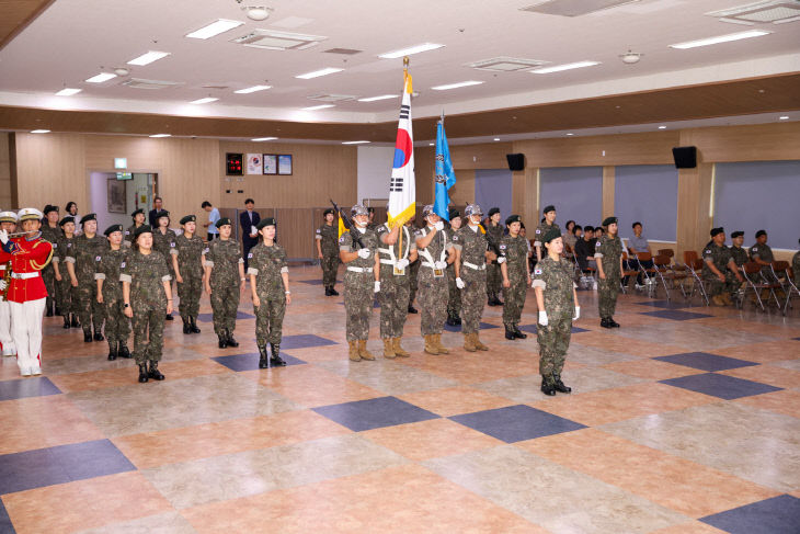 보도 1) 여성예비군소대 창설식 사진 (2)