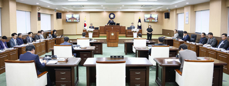 청양군의회 제320회 임시회 폐회