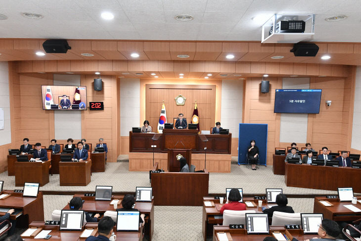김해시의회 제280회 임시회 제2차 본회의 사진