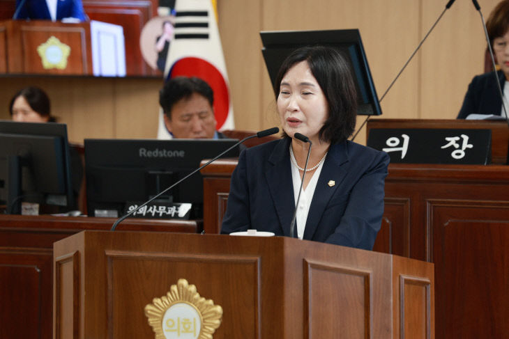 [보도사진] 영종구의회 조현정 의원 5분발언(1)