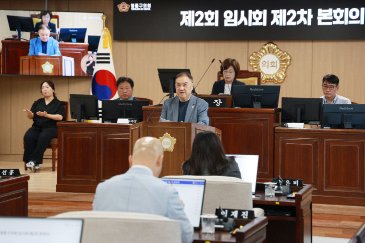 [보도사진] 영종구의회 김선홍 의원 5분발언(1)