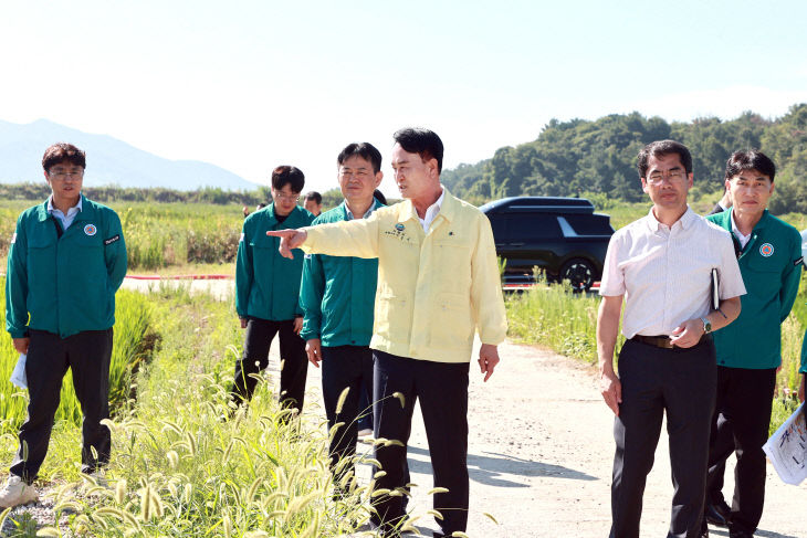 박동식 사천시장, 가뭄 취약지역 현장 방문 (2)