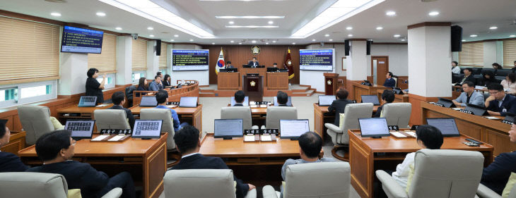 2026.07.30(목) 제273회 논산시의회 임시회 폐회 전경