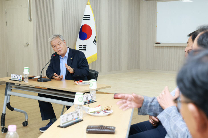 문정우 금산군수, 민선9기 첫 읍면 방문 마무리