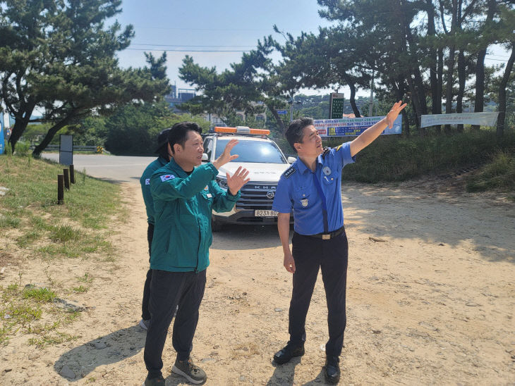 연안해역 치안현장 점검사진 1