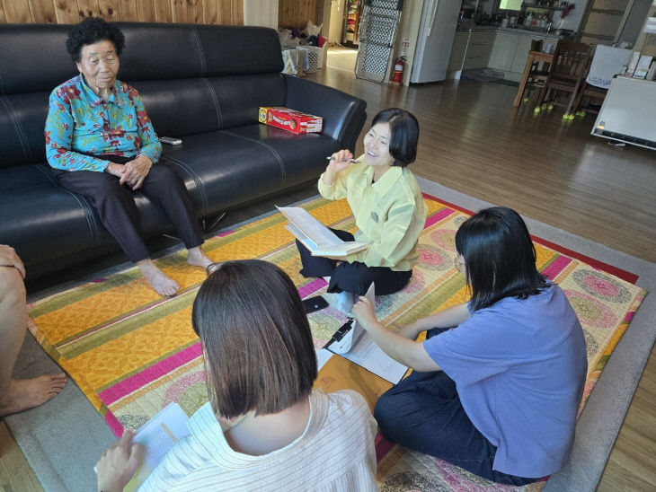 김성숙 고수면장, 1인가구 밀착형 가정방문