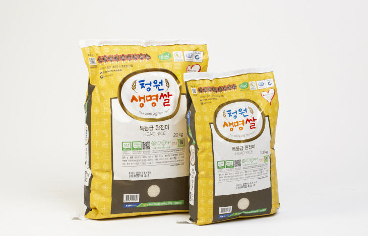 청주시 청원생명쌀 3회 연속 전국 최대 규모 저탄소 인증.