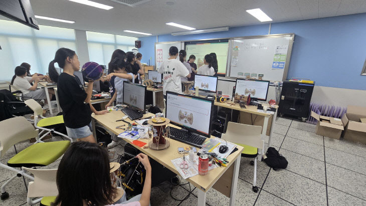 태안여중, 디지털 융합 인공지능 여름 캠프