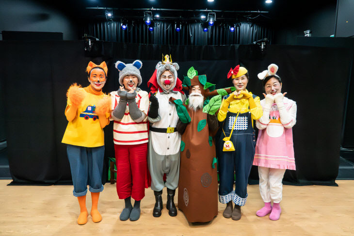 웅상도서관 인형극동아리 별빛이야기단1