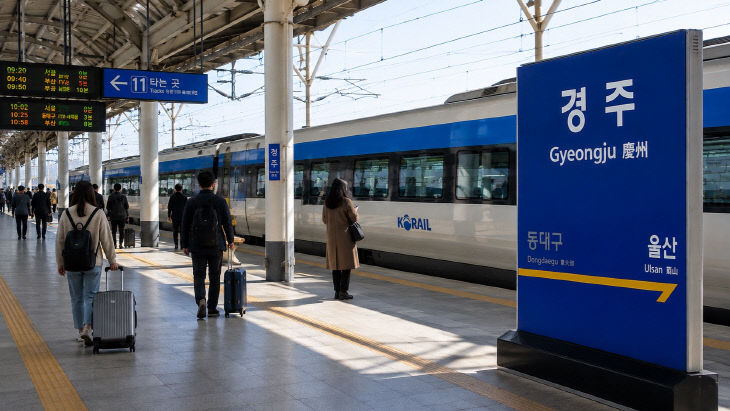 경주역 KTX 다음달부터 증편