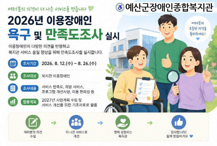 6.이용장애인 욕구·만족도 조사 안내 이미지