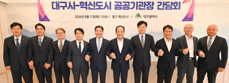 대구시 혁신도시 공공기관장 간담회 사진