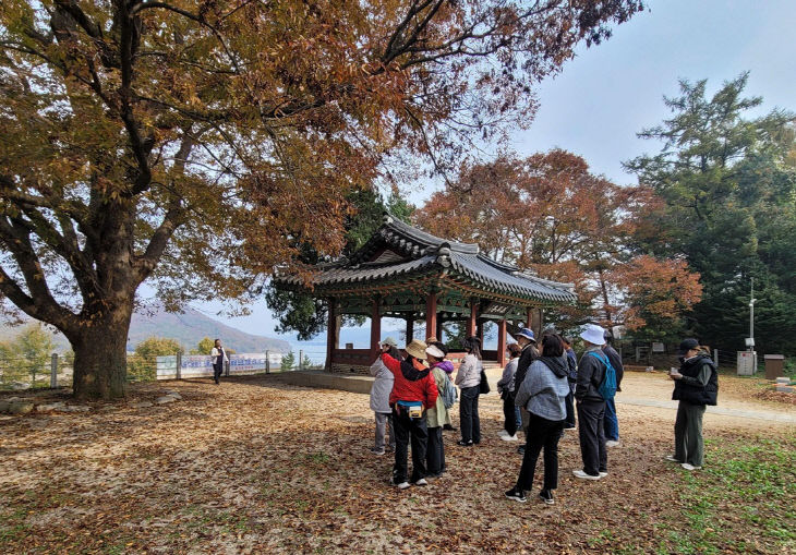 교하도서관 화석정 탐방 사진