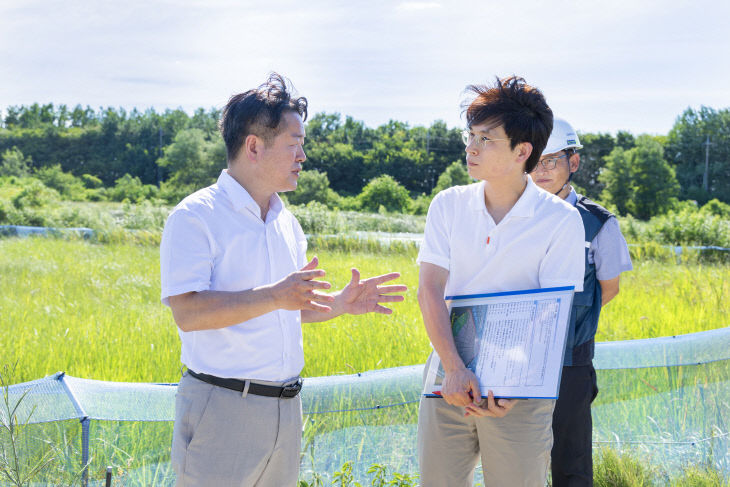 2산단 조성사업 현장 점검)