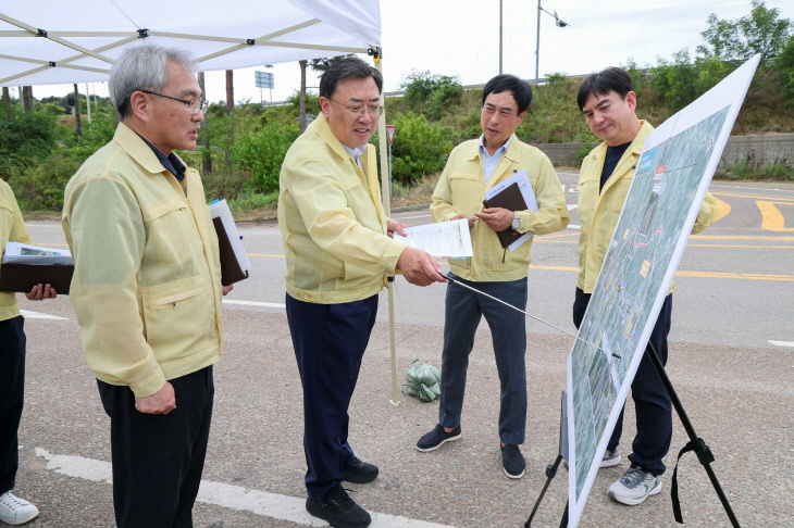 김기재 당진시장 건설도시국 소관 사업 현장 방문(1)