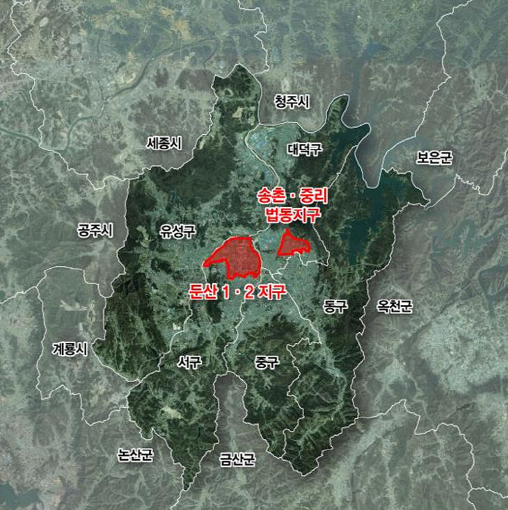 선도지구 구역도