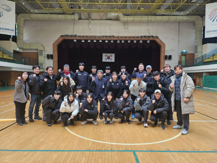 음성군 직장운동경기부 단체사진.(사진=음성군 제공)