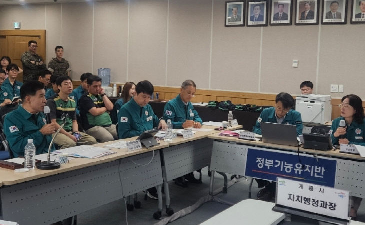 [사진1-1] 2026년 을지연습 2일차 전시현황과제 토의
