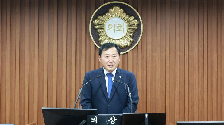 개회사 이건창 논산시의회 의장