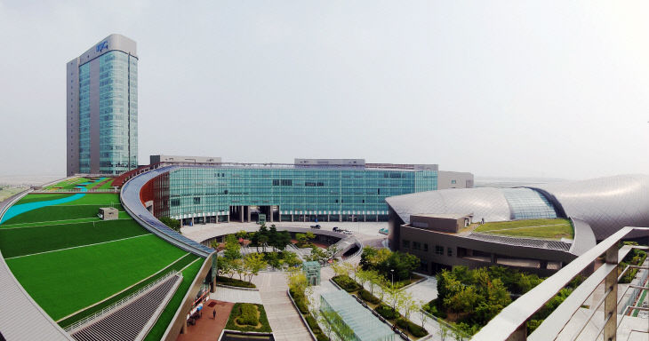 인천글로벌캠퍼스 전경 -IGC 항공뷰(지원센터)
