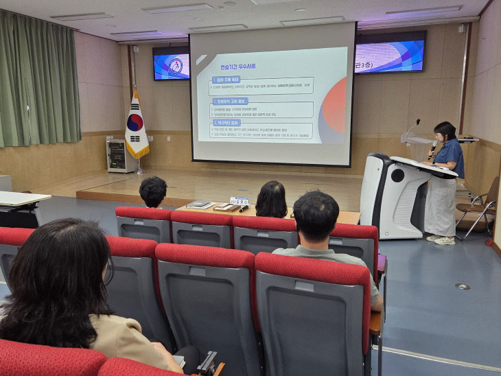 예산교육지원청, 을지연습 사후강평보고회 사진_1