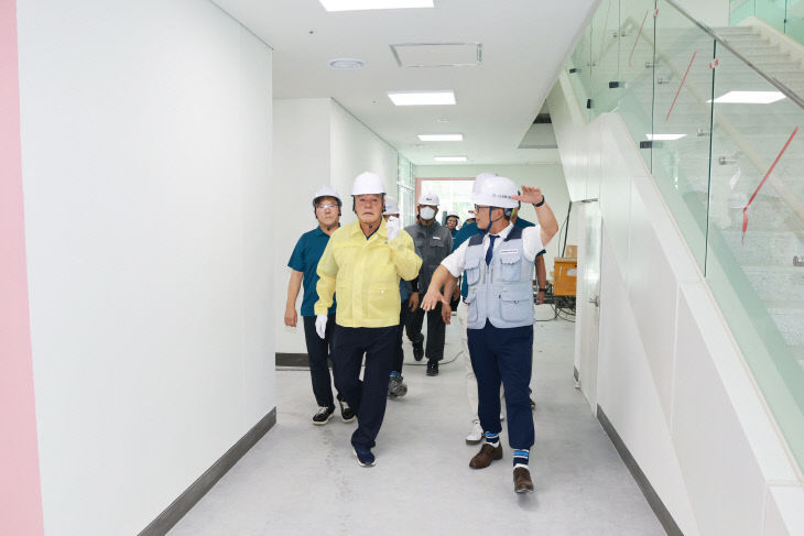 문정우 금산군수 주요 사업장 방문 현장행정