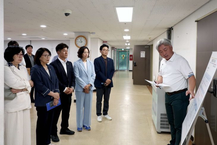 대전시의회 예결위원회 대전체육중고등학교 현장방문-2