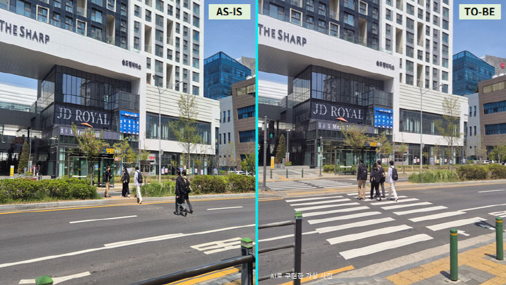 횡단보도 ai 구현사진