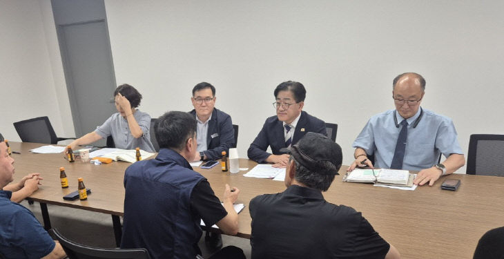 가로청소 근로자 정담회 사진(1)
