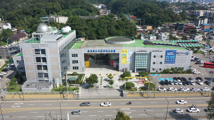 충북자연과학교육원전경(드론)