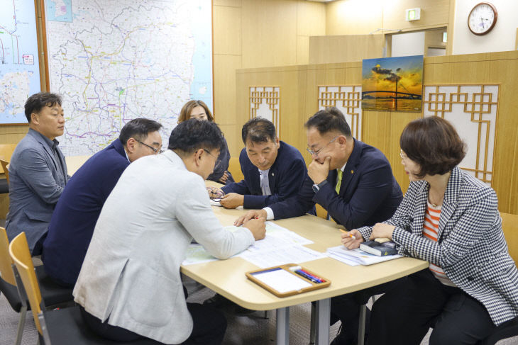 칠곡군, 경북도 방문