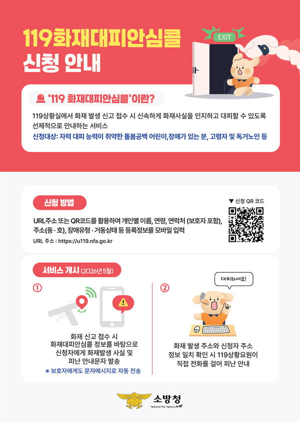 119화재대피안심콜
