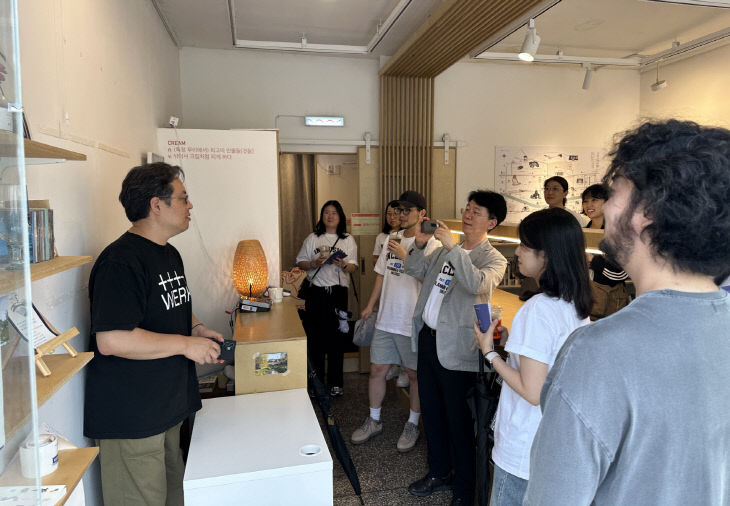 공주 수테이 업무협약_퍼즐랩 마을투어 운영 모습