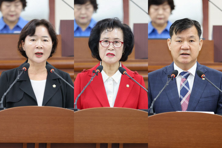 사진)제물포구의회 5분자유발언(김경숙,유옥분,박태은 의원)