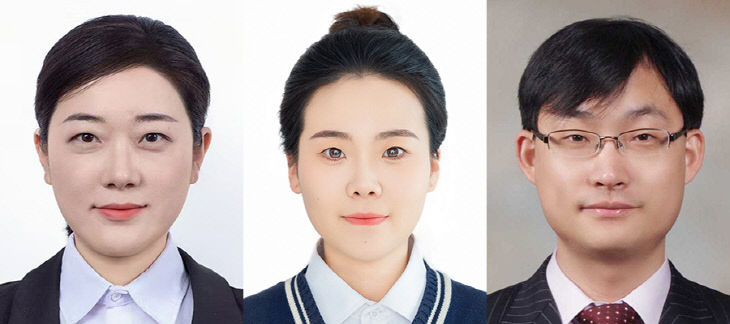 연구진 사진. 왼쪽부터 리위안(Yuan Li) 교수.