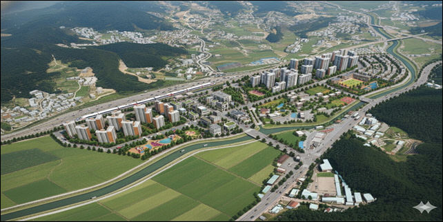 국수역세권 도시개발 사업 조감도_AI 이미지