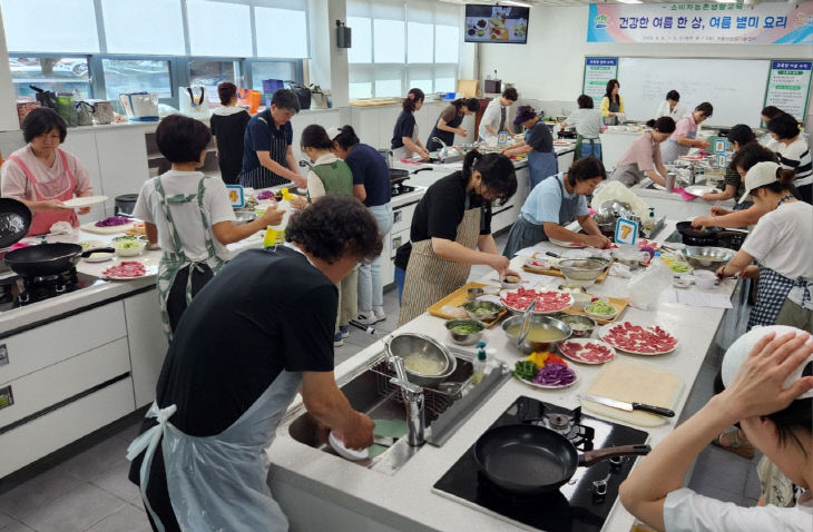[사진2] 여름 별미 요리’ 과정