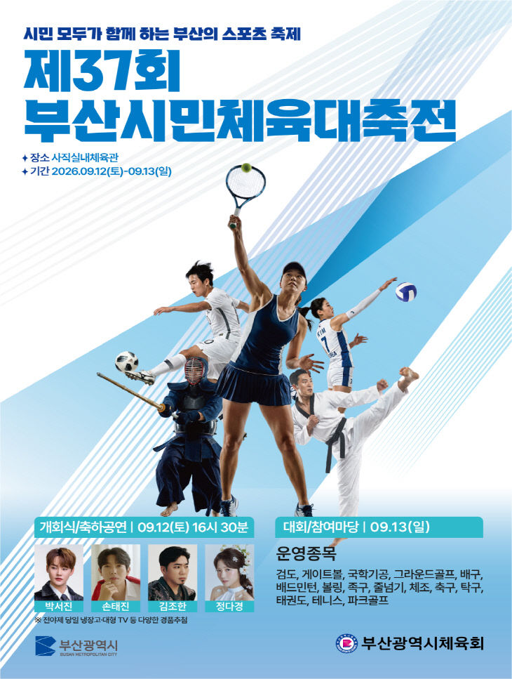제37회 부산시민체육대축전 포스터