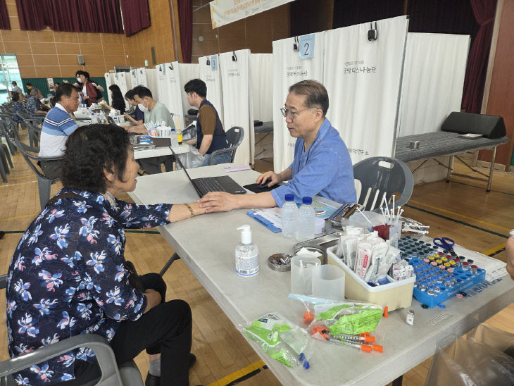 증평군 한방의료봉사 재능나눔