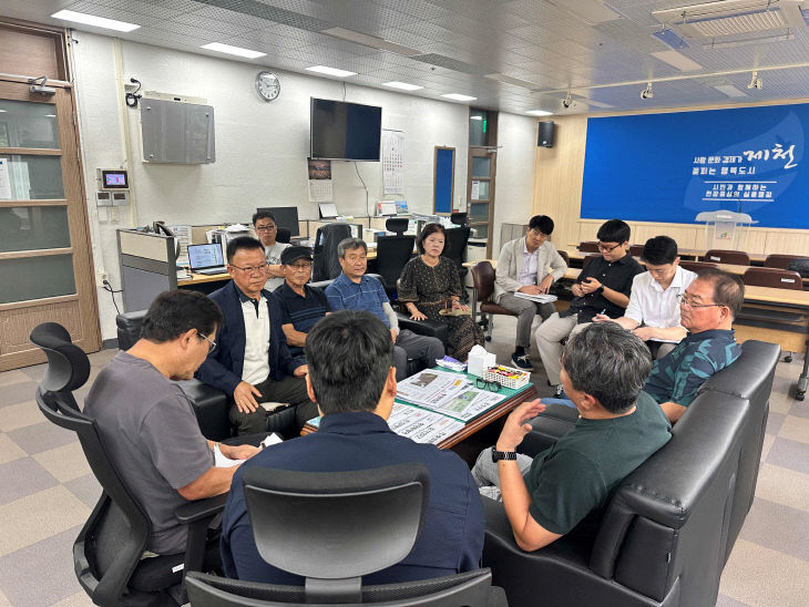 송전선로 피해지역 기자 간담회