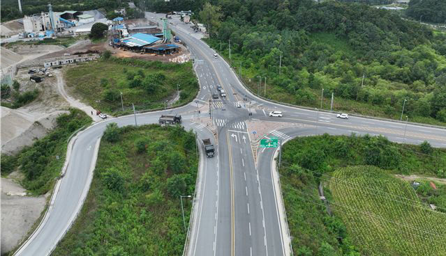 ‘회전교차로’ 개선 추진중인 도화교차로