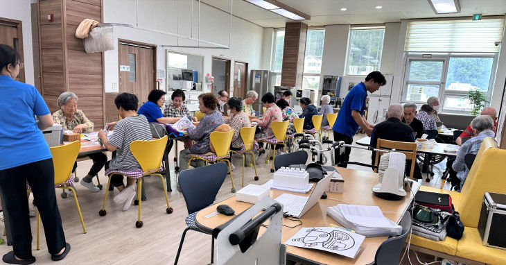 [사진2] 찾아가는 노인결핵검진